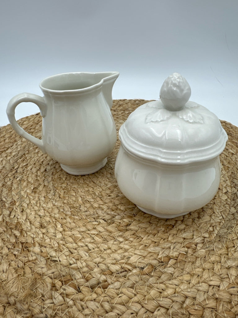 Villeroy and Boch Cream and Sugar